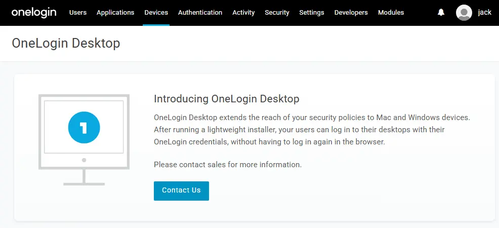 OneLogin Single Sign-On portal providing one-click access to authorized applications